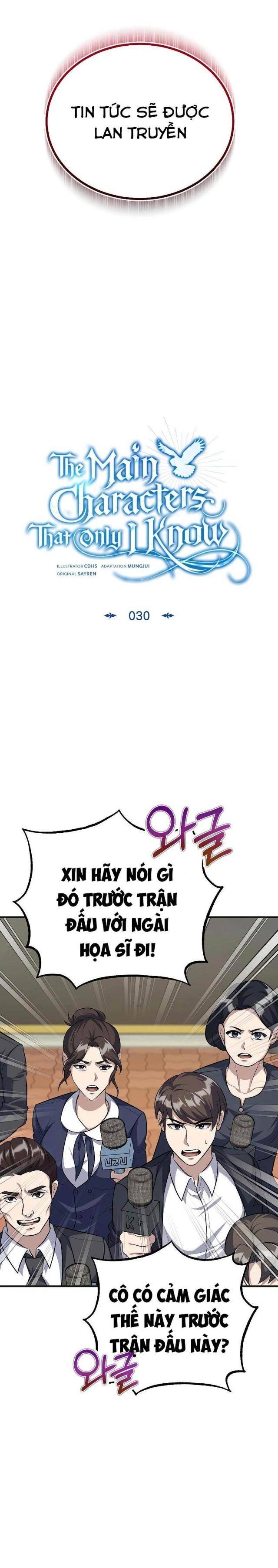 Những Nhân Vật Chính Mà Chỉ Tôi Biết - Page 12