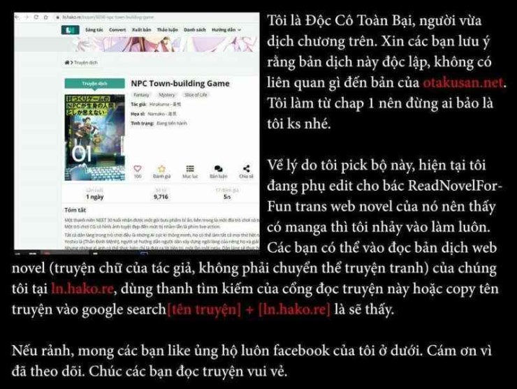 NPC Của Trò Chơi Là Xây Dựng Làng Và Người Thật - Page 26