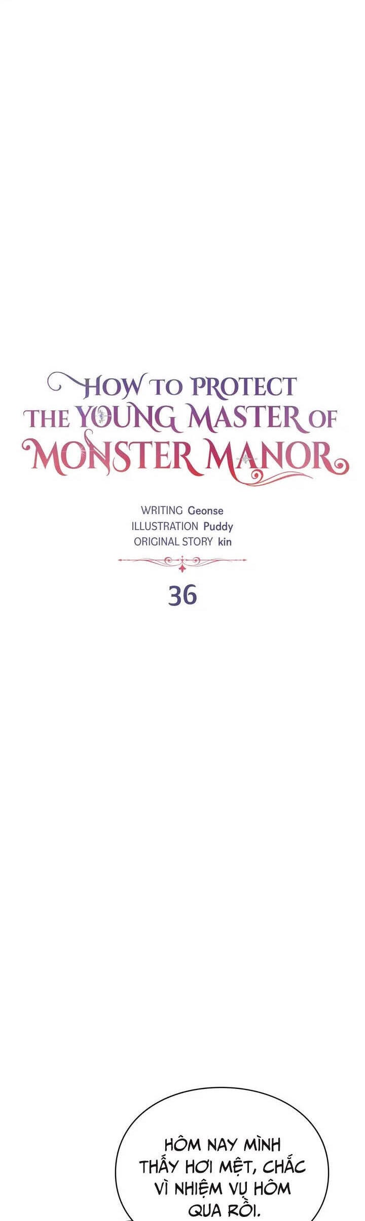 Cách Bảo Vệ Chủ Nhân Của Trang Viên Quái Vật - Page 9