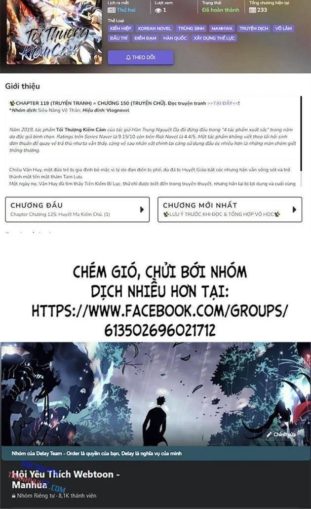 Tuyệt Đỉnh Kiếm Cảm - Page 170