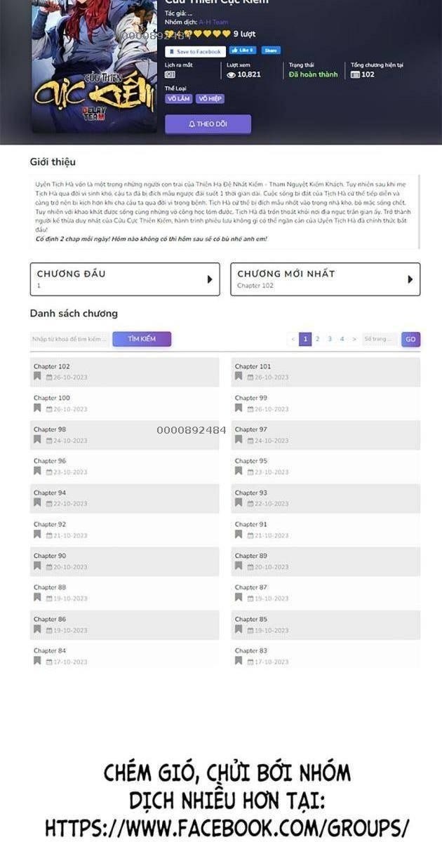 Cửu Thiên Kiếm Pháp - Page 169