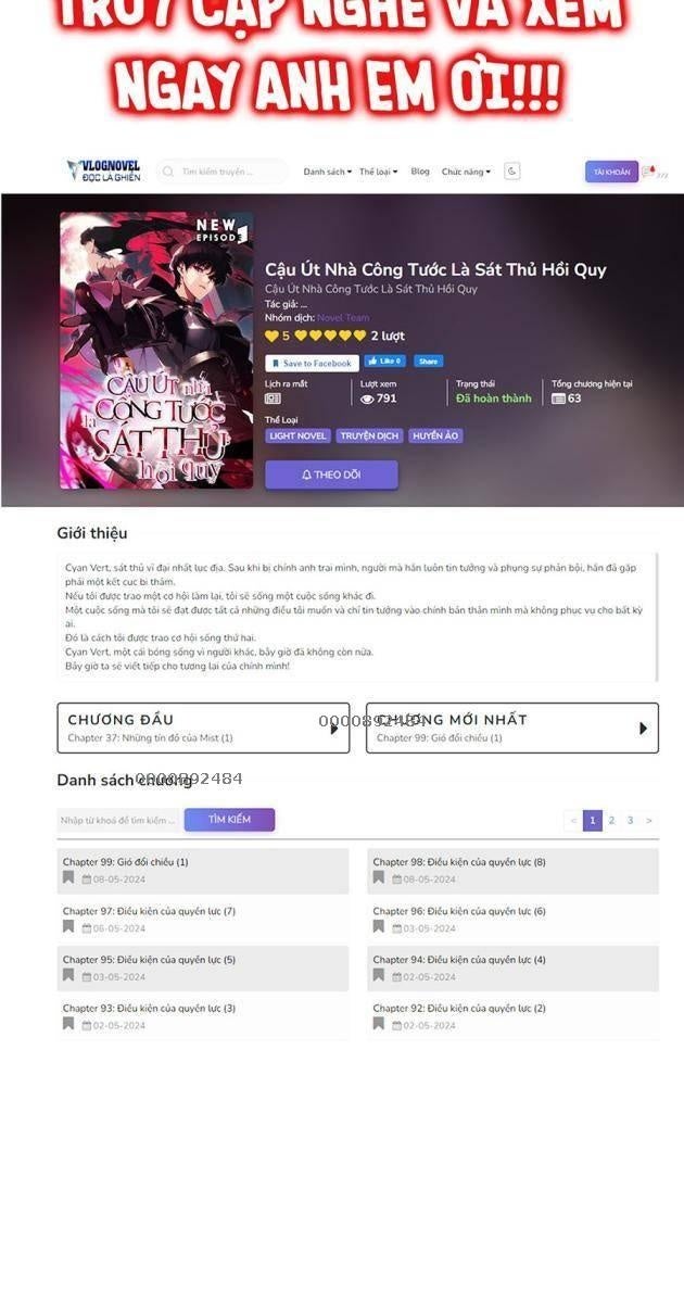 Con Trai Út Nhà Công Tước Là Sát Thủ Hồi Quy - Page 189