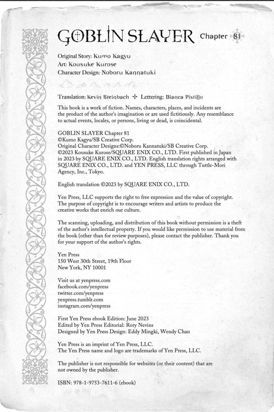 Goblin Slayer Gaiden: Year One - Page 22